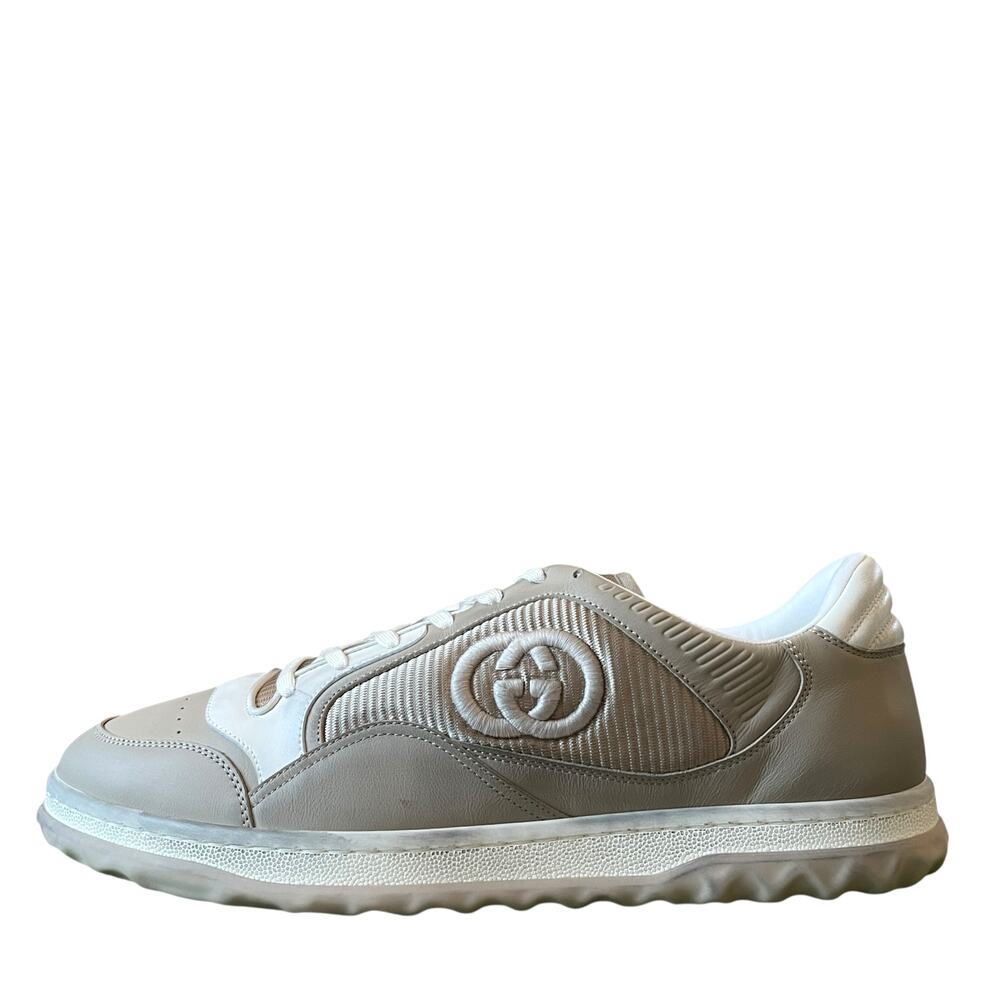 Gucci Men's Mac80 GG Low Top Sneaker Taupe & Off White 778301 Size 11.5 US 12 - Picture 4 of 16
